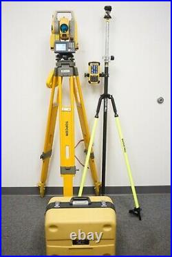 Topcon DS105 AC+ 5 Robotic Total Station FC-236 Data Collector With TopSurv v. 8.2