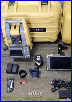 Topcon GT-503 3 Robotic Survey Total Station Kit with FC-5000 Tablet Magnet RC-5