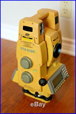 Topcon GTS-813A 3 Robotic Automatic Survey Total Station with RC-2H