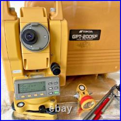 Topcon Gpt-2005 F Prismless Surveying Total Station, Trimble, Leica, Nikon, Sokkia Topcon Gpt-2005 F Prismless Surveying Total Station, Trimble, Leica, Nikon, Sokkia