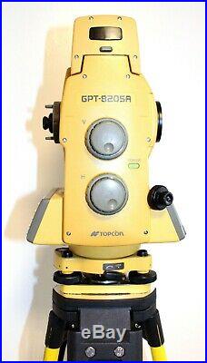 Topcon Gpt-8205a Robotic Prism-less Total Station, Trimble, Sokkia, Leica