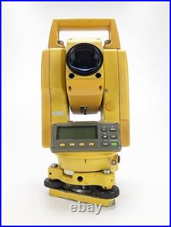 Topcon Gts-225 Surveying Total Station, 2 Batteries And Case