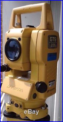 Topcon Gts-226 Surveying Total Station Fully Tested & Calibrated