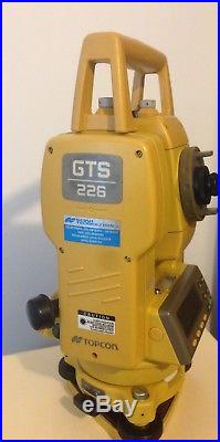 Topcon Gts-226 Surveying Total Station Tested