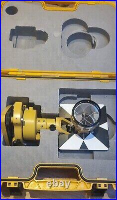 Topcon half traverse kit tribrach plumb and prism for Total Station