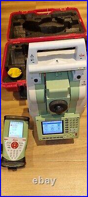 Total Station Leica robotic TCP 1201 plus powerserch R400. Calibrated
