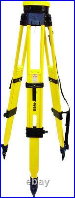 Total Station Surveying Tripod Wooden Heavy For Leica, Sokkia Topcon Dual Lock