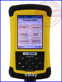 Trimble Ts215 Total Station + Recon Data Collector, Lm80 Layout, Topcon, Leica