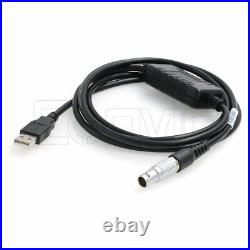 USB Data Cable to 8 Pin for Leica Total Station TS30 TM30 GS15 CS10
