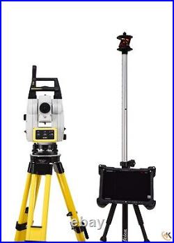 Used Leica iCR70 5 Robotic Total Station Kit with CC200 10 Tablet & iCON Softwar