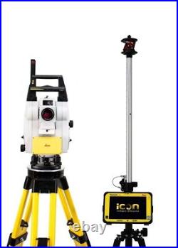 Used Leica iCR70 5 Robotic Total Station Kit with CC80 7 Tablet & iCON Software