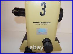 ^^ WILD Leica Theomat T3000 Heerburg Theodolite Total Survey Station (KWJ19)