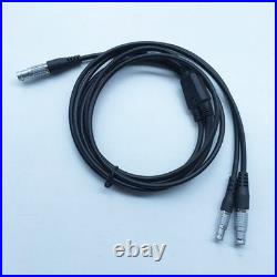 Y cable GEV186 (734697) connect with Leica total station to TCPS modem battery
